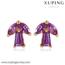 23798 Xuping Fashion Earrings Ventes chaudes populaires 18K plaqué or boucles d&#39;oreilles